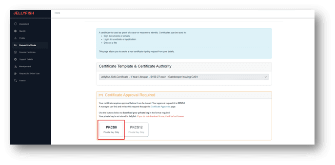 Figure 5_ Download private key