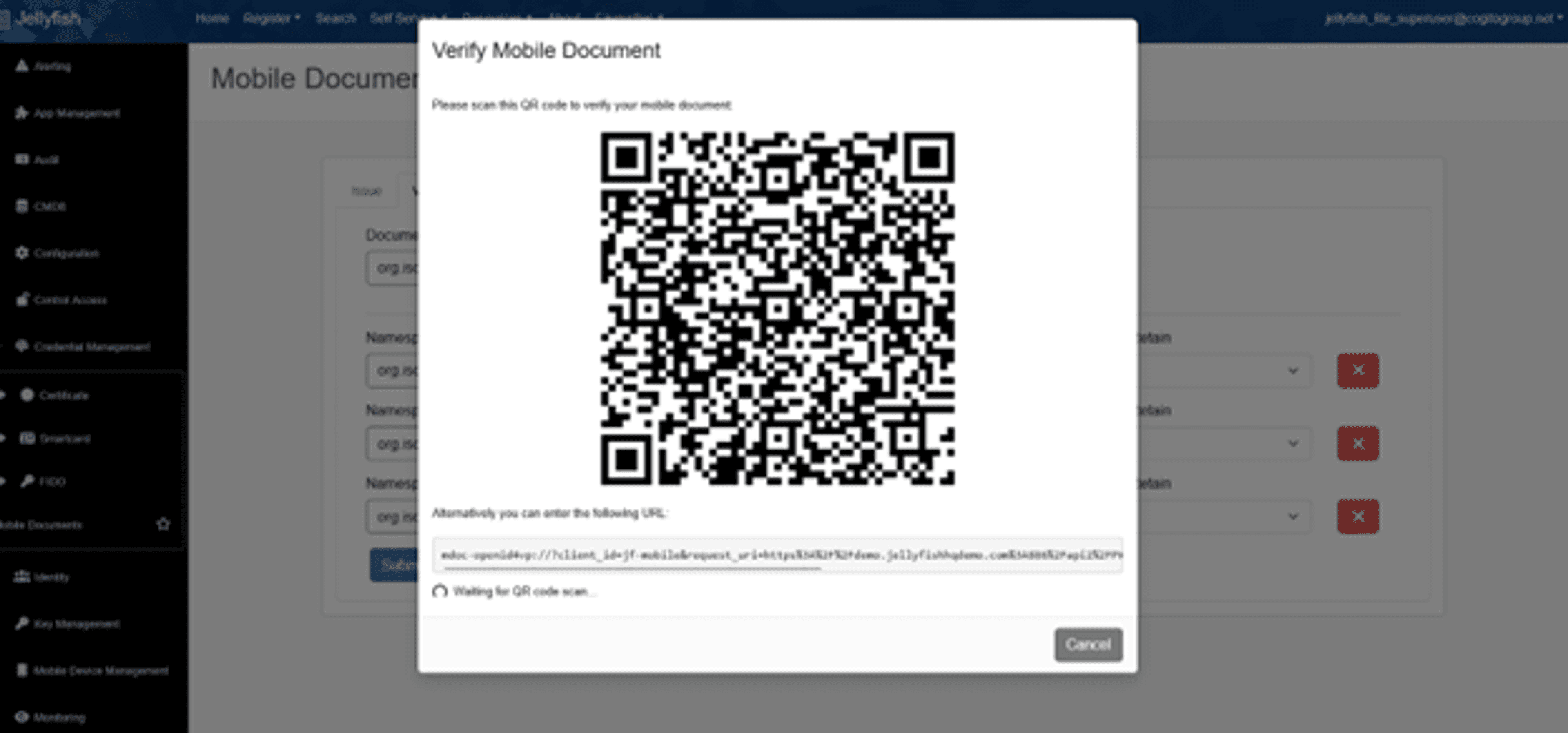 Verifying a mobile document using OID4VP